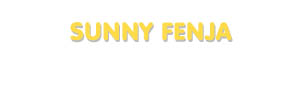 Der Vorname Sunny Fenja